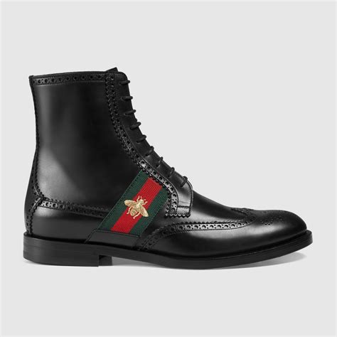 gucci boot for men|Gucci men's motorcycle boots.